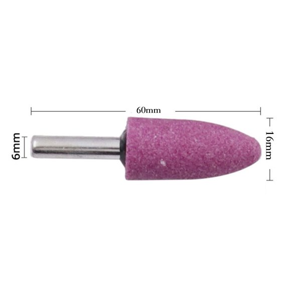 Homena Abrasive Tools Grinding Head Abrasive Disc Grinding Stone Sanding Disc 6mm Shank Power Rotary Tools Polishing And Rust Removal