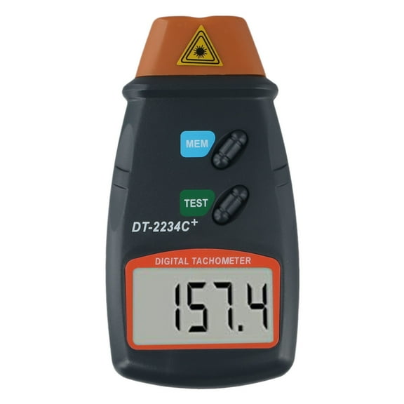 Homena Accurate RPM Readings with Mini Tachometer NonContact Speedometer Combo