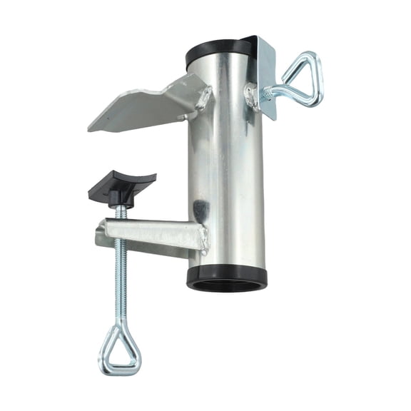 Homena Adjustable Balcony Parasol Holder Outdoor Accessory Metal Parasol Stand Adjustable Parasol Stand Outdoor Umbrella Support