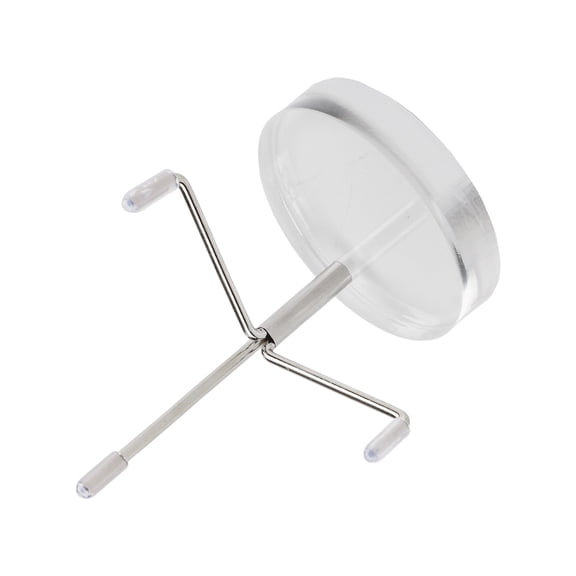 Homena Adjustable Easel Shelf Adjustable Metal Display Stand Clear Acrylic Base Customizable Width Modern And Elegant