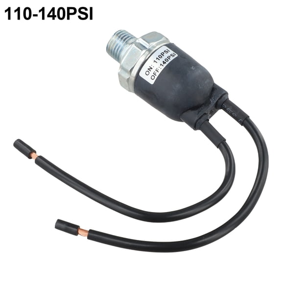 Homena Air Compressor Pressure Switch 1/4 NPT 12V/24V 70-100PSI 90-120PSI 110-140PSI 120-150PSI With 12AWG Cable Air Pressure Switch