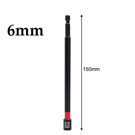 Homena Alloy Steel Magnetic Nut Driver Set 5PCS 150mm Long Drivers with Powerful Magnet for Enhanced Maneuverability in Tight Areas