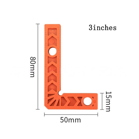 Homena Aluminum 90 Degree Woodworking Clamp Tool Positioning Square for Carpenter Projects and Accurate Frame Assembly