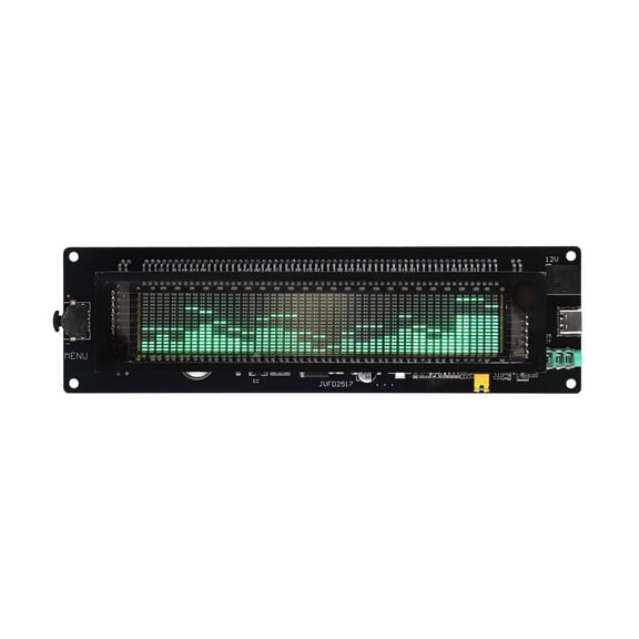 Homena Audio Spectrum Analyzer Board Spectrum MIC Pick Up Meter VU Meter Screen Display Vacuum Fluorescent Display 32Hz-20KHz AK2515