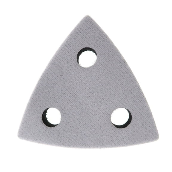 Homena Backing Pad Sponge Backing Pad with 3 Holes for Triangle Sanding Discs Soft Interface & Improved Abrasive Cut 80x80x80mm