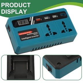 Homena Battery Converter DC To AC 220V Inverter For Smart Power Converter For Outdoor Adventures Power Tool Battery Converter