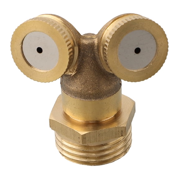 Homena Brass Spray Nozzle 4 Hole Mist Nozzles DN15 Threaded Mist Cooling System Water Garden Irrigation Rpatio Vegetable Irrigation