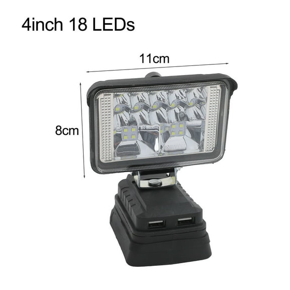 Homena Bright and Reliable Cordless LED Work Light Compatible with For bosch 18V Battery Excellent Choice for Professionals