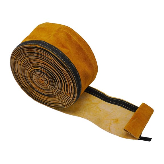 Homena Cable Jacket TIG Torch Cable Cover Abrasion Resistant Cables Protector Hose Sleeve Replacement Two-layer Leather