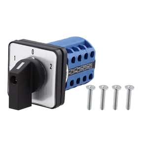 Homena Cam Transfer Rotary Switch 660V 20A 3 Position with 4 Poles 16 Terminals for Use in Industrial and Electrical Control Systems