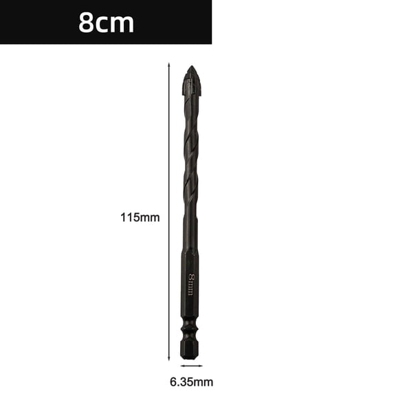Homena Carbide Drill Bit Triangle Drill Bit High Performance Precise Positioning For Glass Drilling Carbide Drill Bit For Tiles