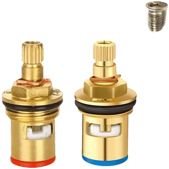 Homena Copper Faucet Valve Core Disc Quick Open Angle Valve Spool Cold Hot