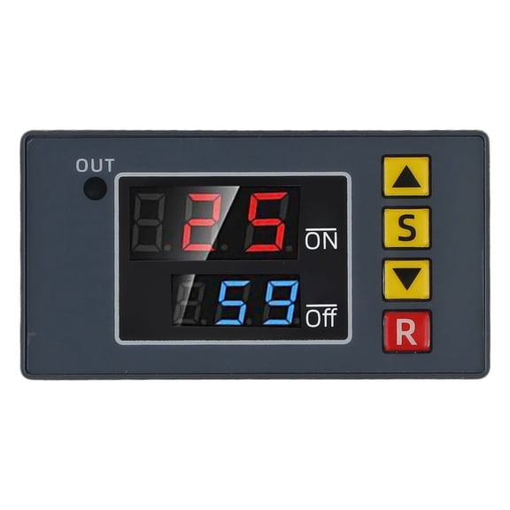 Homena DC 12V Time Delay Switch 10A Timer Switch Wide Time Range High Power Capacity