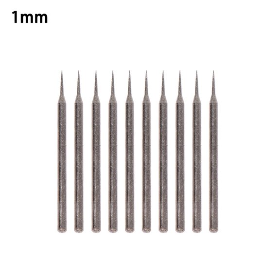 Homena Diamond Grinding Head Needle Bit Set for Glass Marble and Ceramics 10Pcs