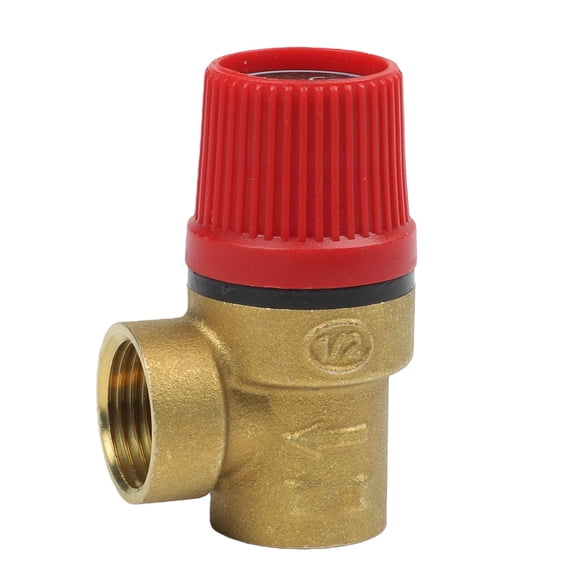 Homena Diaphragm Brass Safety Valve 1/2 Inch Pressure Level 3 Bar To 6 Bar Drain Valve With A Standard 1/2 Inch Connection