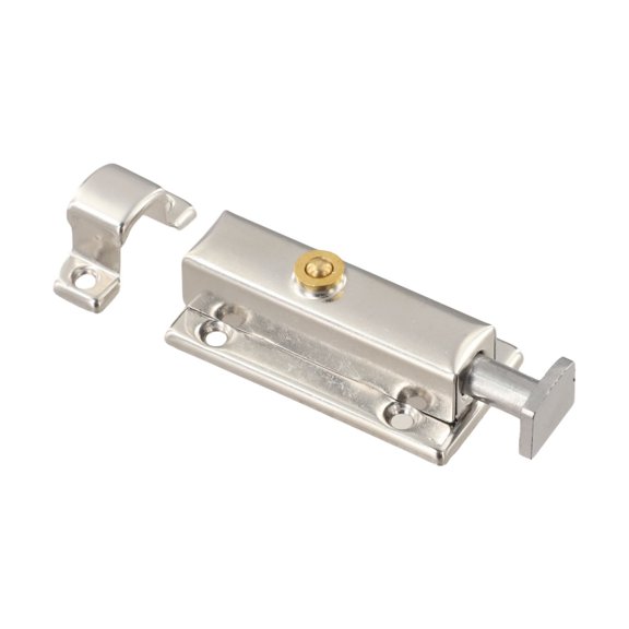 Homena Door Latch Self-elastic Latch Hardware Hardware Latch Self-elastic Stainless Steel Home Improvement Hardware Sliding Door Latch