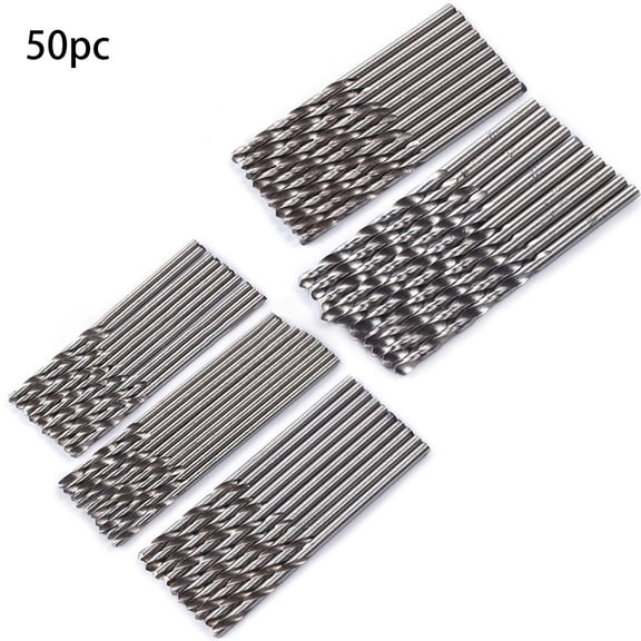 Homena Drill Bits 5060pcs HSS Set for Wood Plastic Thin Iron and Soft For Metals Perfect for Home and Construction Use
