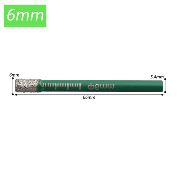 Homena Dry Diamond Coated Drill Bit For Drilling Granite Tile Marble Glass Ceramic Hole Saw Cutter 6-16MM