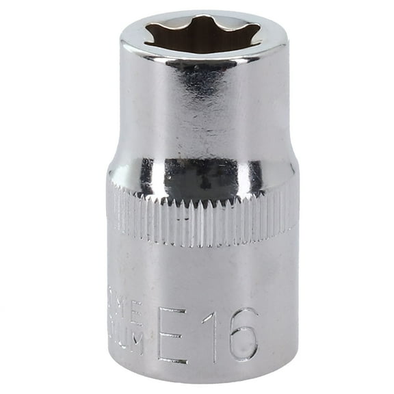 Homena E Type Female For Torx Socket Set 12 Sizes E10 to E24 1/2 Inch Square Drive Compatible with For Ratchet Wrench and Hand Tools