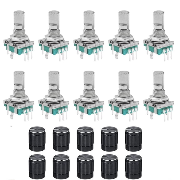 Homena EC11 Rotary Encoder Set of 10 360 Degree Code Switch for Industrial Use