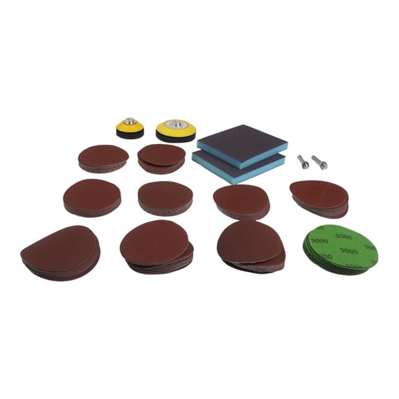 Homena Effective Sanding Discs Kit Includes 12 Grits for Wood Metal Plastic Use