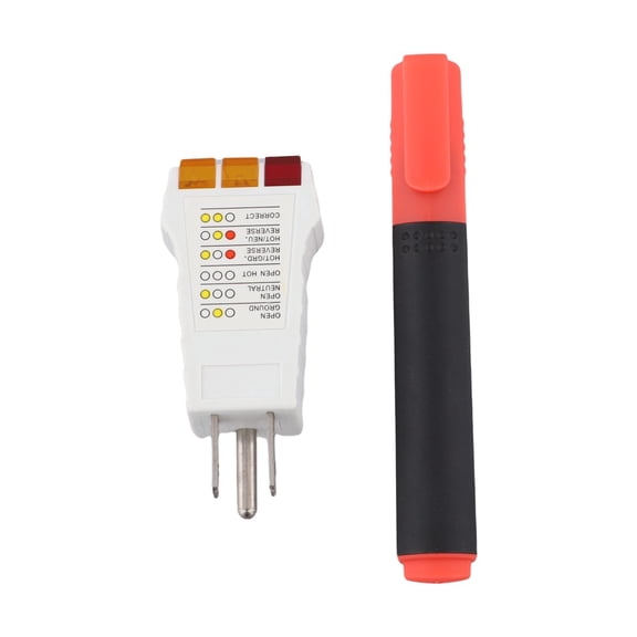 Homena Electrical Outlet Ground Tester with Socket Tester and Conductivity Test Pen