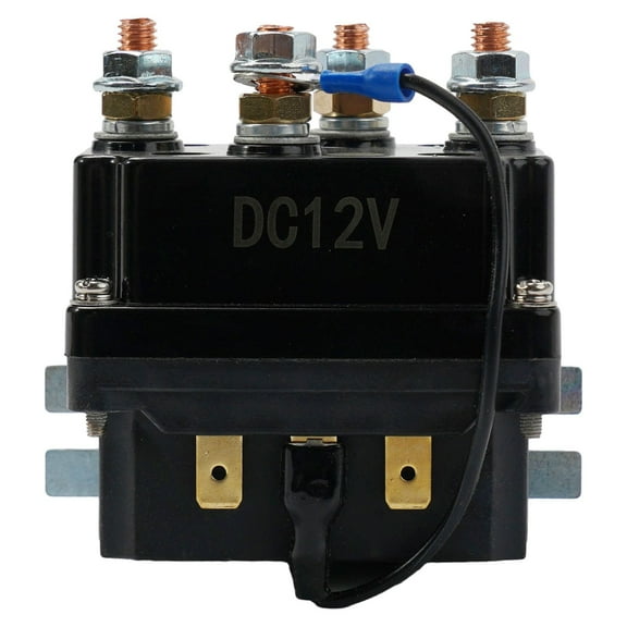 Homena Electromagnetic Relay 500A 12V Contactor Winch Control Electromagnetic Relay With Relay Cable