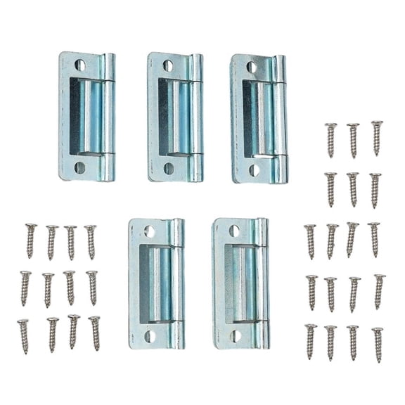 Homena Enhance the Functionality of Your Doors with this Steel Cranked Flush Hinge Perfect for Caravans and Mobile Homes