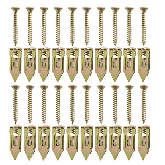 Homena Expansion Screws Set 20PCS for Easy Installation in Drywall and Gypsum