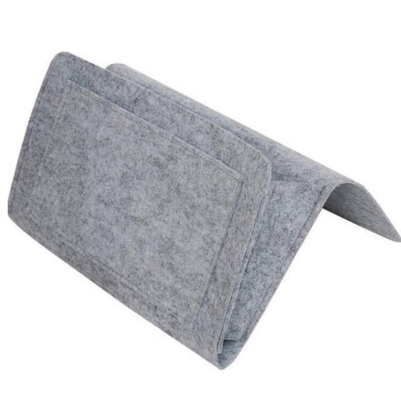 Homena Felt Hanging Storage Bag Remote Control Book Clip Bag Tablet Bag Sofa Bedside Table Pocket Organizer Holder Household Storing