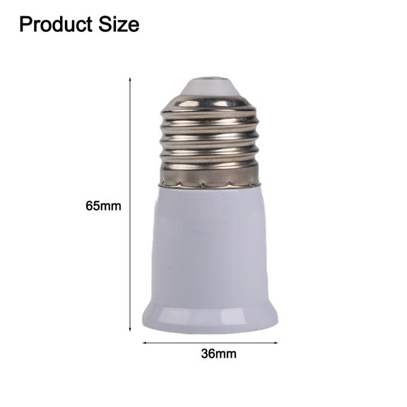 Homena For Ceiling Fans Lighting Socket Adapter E27 Extension Adapter Home Lighting Compatible With LED Bulbs Easy Functional Expansion