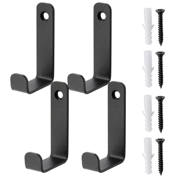 Homena For Wall Mount Ladder Hooks 4 Pack for Garage Organization and Storage