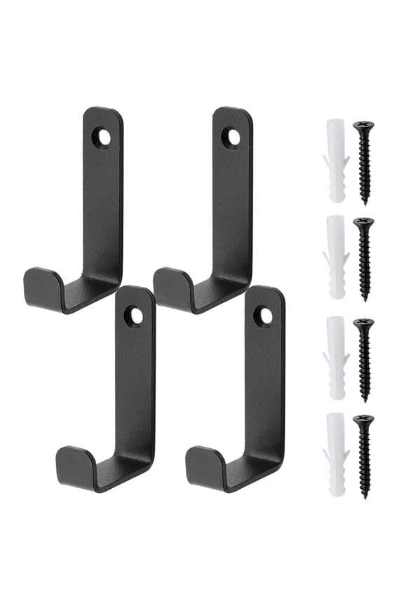 Homena For Wall Mount Ladder Hooks 4 Pack for Garage Organization and Storage