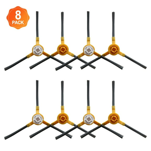 Homena For bObsweep PetHair Compatible Replacement Side Brush Set of 8 Pieces