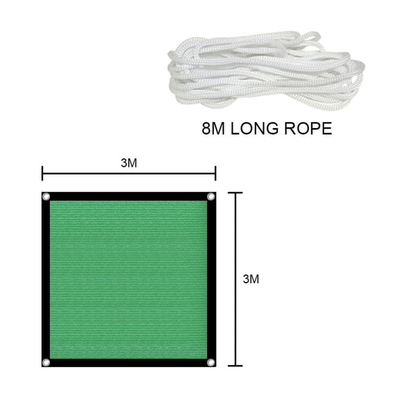 Homena Garden Fencing Shade Cloth Windscreens 1 Pcs Yard Garden Shading Rate 90% 3*4Meter Anti-UV Fencing Net Garden Netting