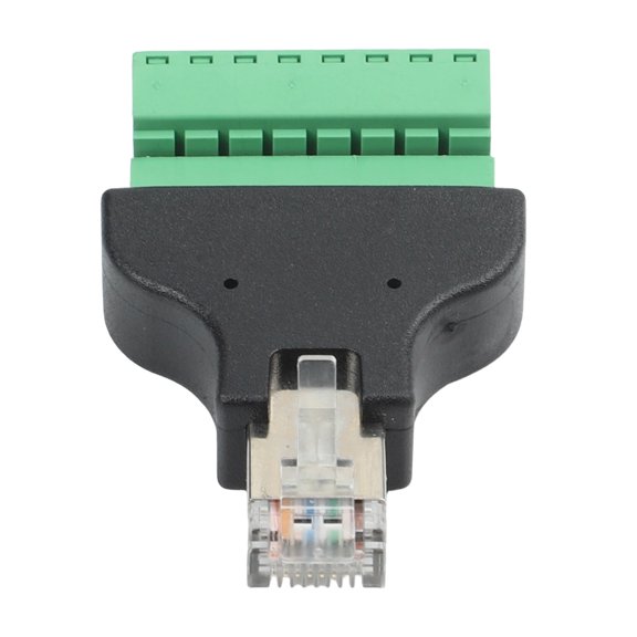 Homena Green 8 Pin For RJ45 Terminal Block Adapter for Cat5 Cat5e Cat6 Cables