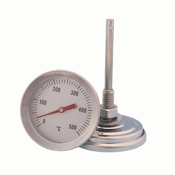Homena Grill Thermometer BBQ Thermometer Stainless Steel Construction Probe Gauge