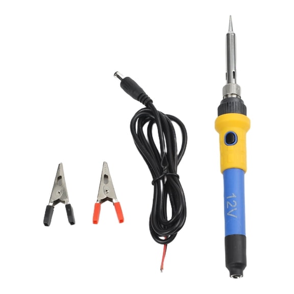 Homena Handheld Electric Soldering Iron 12V 60W Welding Solder Rework Station Heat Tips Ceramic Heating Core Welding Pen Repair Tools