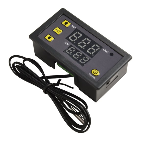 Homena High Precision DC 12V LED Digital Thermostat Temperature Controller Temp Sensor Control Relay Waterproof PLC Temperature Modules