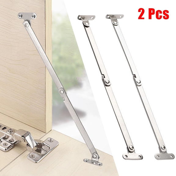 Homena High Quality Brand New Door Stay Hinges Stainless Steel 2PCS Two-fold Activity Rod Vertical Cabinet Display Lift Up Pull