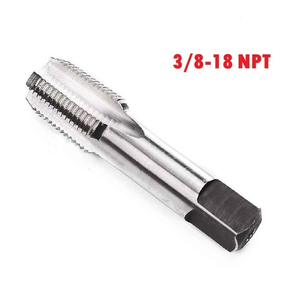 Homena High Quality Brand New Taper Pipe Tap Threaded Tap Screw Cutting 3 8 -18 NPT Accessories Hand Tools Replacement Silver