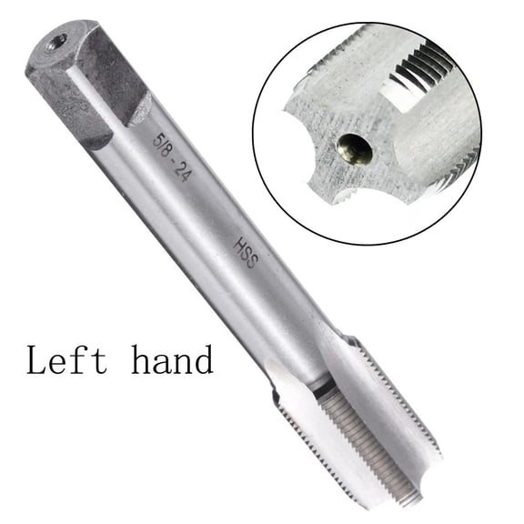 Homena High Speed Steel Tap 5 8 24 Left Hand Thread Perfect for Thread Revival for Carbon Steel Alloy Steel Cast Iron