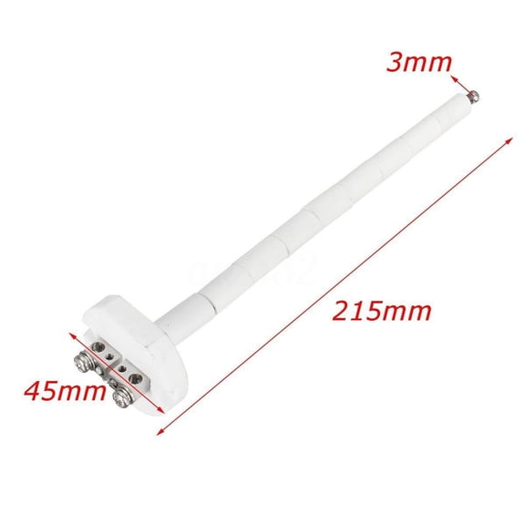 Homena High Temperature K Type Thermocouple Sensor Ceramic Kiln Furnace 2372F 1300C 3mm Stainless Steel Probe 1300 Degree