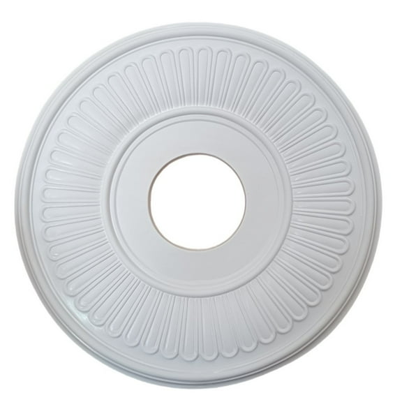 Homena Home Round Split Medallion PU Decorative Ceiling Fan Light Fixtures Cover Plate Ceiling Canopy Plate For Chandelier