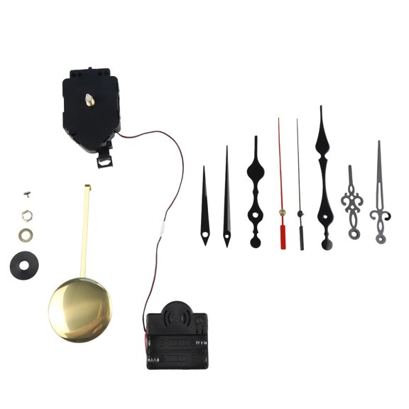 Homena Hourly Clock Swing Movement Set: Includes Music Box, Pendulum, and Pointer