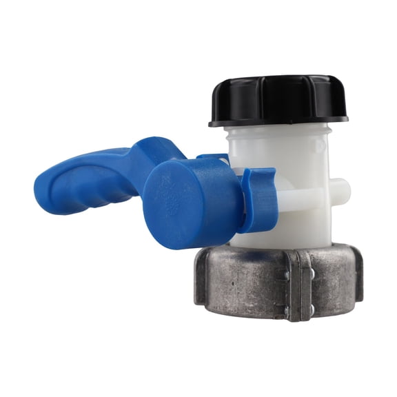 Homena IBC Water Tank Adapter IBC Tank Container Outlet Control Valve For Acid-Base Solutions Flap Valve Accessories