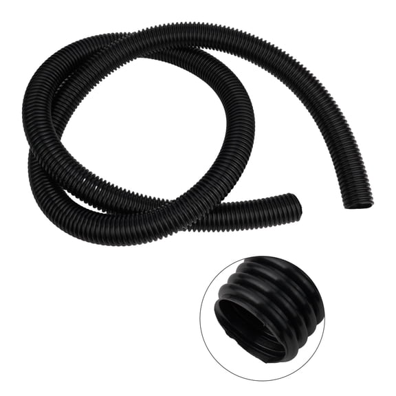 Homena Inner 32mm Outer 39mm EVA Household Vacuum Cleaner Thread Hose Straws Soft Pipes Bellows Vacuum Tube Accessories Black Parts