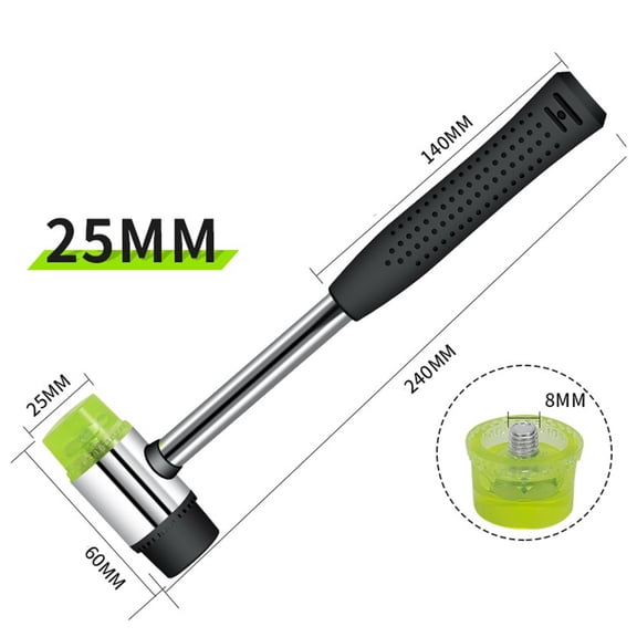 Homena Installation Hammer Rubber Hammer Small Multifunctional Woodworking Hammer