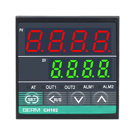 Homena Intelligent Thermostat CH102 Relay/SSR 2 Output 2 Alarm PID Temperature Control