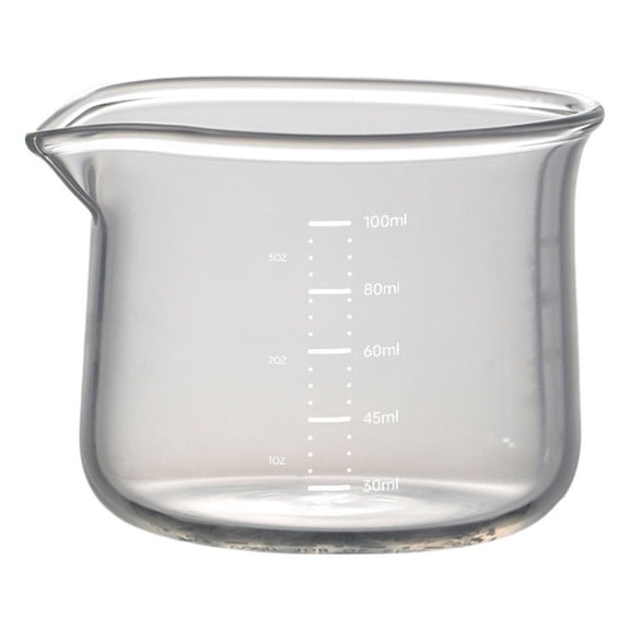 Homena Italian Espresso Shot Glass Measuring Cup with FOR EAGLE Beak Design 100ml